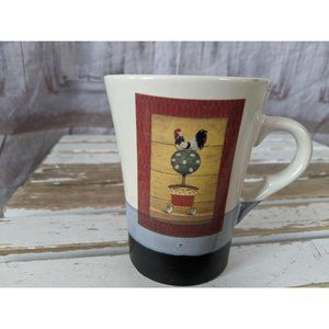 Gryphonware rooster chicken mug cup coffee‎ tea cer